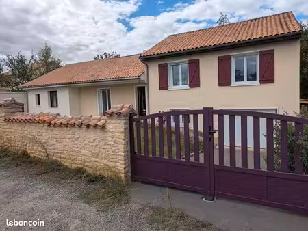 maison familiale t5 entièrement rénovée – 160 m² – 4 chambres – nouaillé-maupertuis