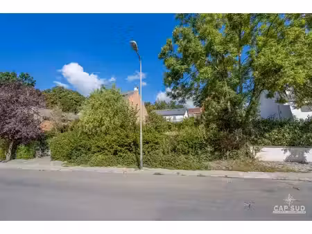 waterloo – terrain 3a37 avec permis maison 3 façades