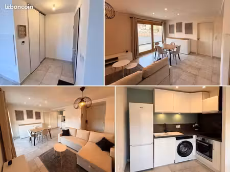t2 meublé 45m² avec terasse