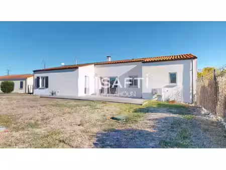 maison plain-pied 98 m² – 3 chambres – terrain – garage