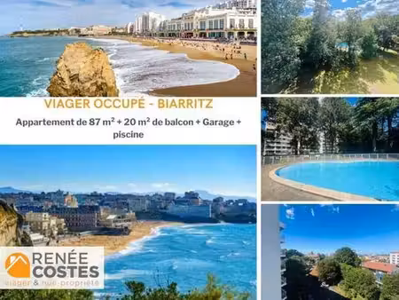 viager occupé - f74-h66 ans - biarritz (64200)