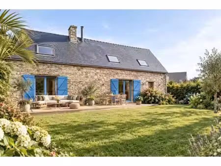 locmaria grand champ (56)❤️ coup de cœur – longère rénovée 130 m² avec jardin et vie de pl