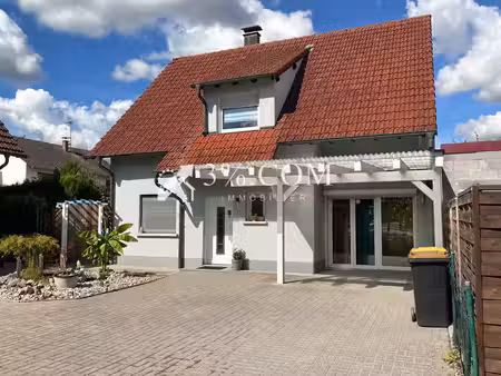 3%.com-- maison familiale 5 pièces – 102 m² – kesseldorf (67930) – terrasse  jardin  garag