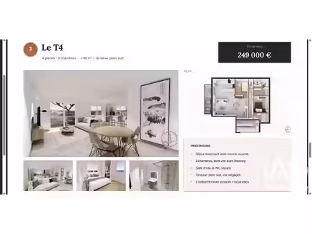 vente appartement 4 pièces