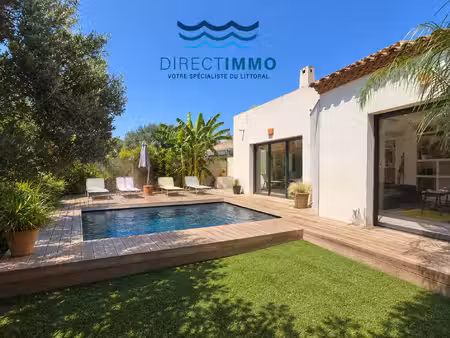 carnon-plage - villa contemporaine avec piscine proche plage
