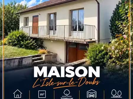 vente maison 5 pièces 87 m2 à l'isle-sur-le-doubs