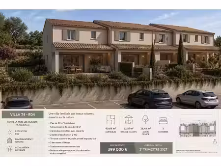vente maison 3 pièces 90 m² coudoux (13111)