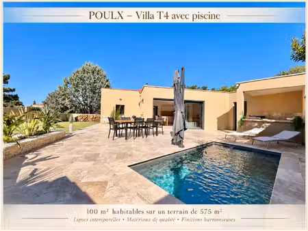 poulx villa 3chambres - rénovation totale - pisicne