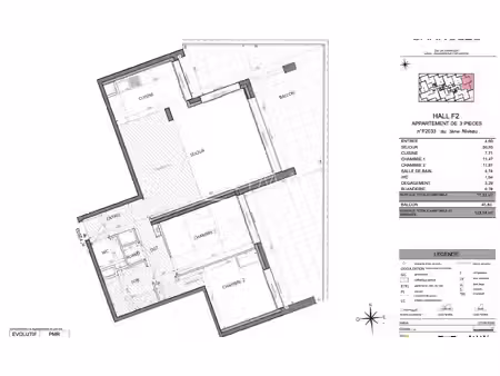 vente appartement 3 pièces