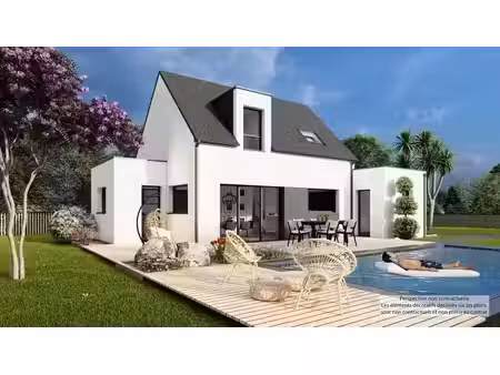 vente maison neuve 4 pièces 100 m² à merlevenez (56700)  349 800 €