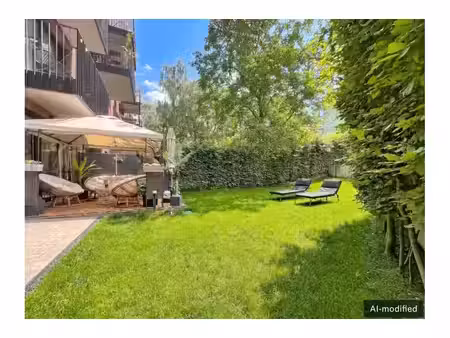 rez-de-chaussée à vendre avec garage et terrasse   molenbeek-saint-jean (rbw91314)
