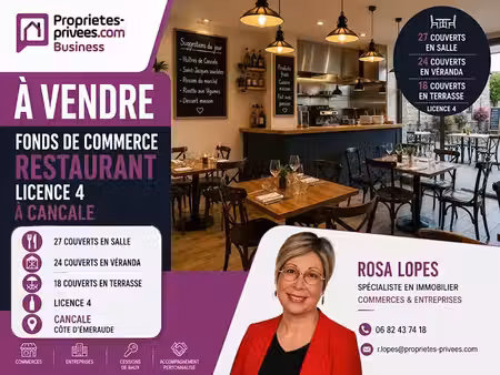 vente locaux professionnels 240 m² à cancale (35260)  570 000 €