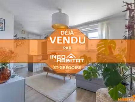 vente appartement 2 pièces à saint-grégoire (35760) : à vendre 2 pièces / 42m² saint-grégo