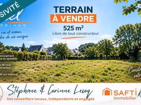 vente terrain à étel (56410) : à vendre / 525m² étel