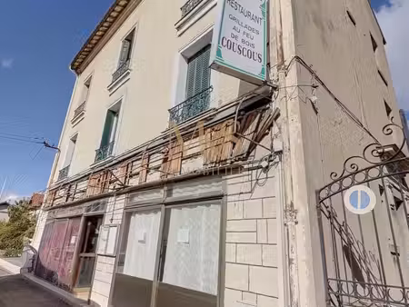 murs commerciaux avec terrain privatif et cave