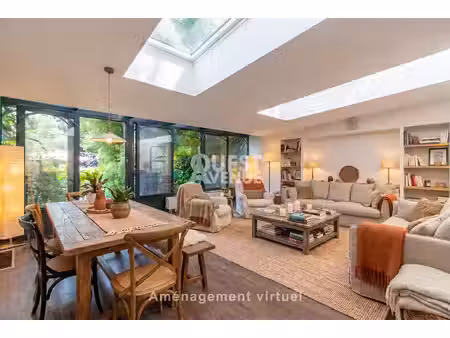 magnifique maison d'artiste en pierre meulière 5 chambres à sèvres  187m2