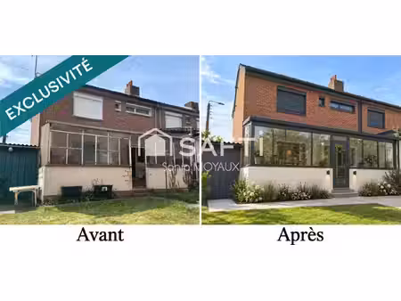 beau potentiel !! 3 chambres / jardin /double garage