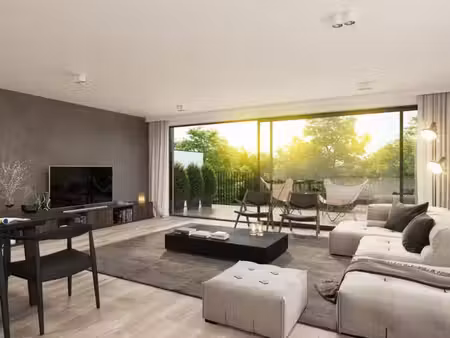 gelijkvloers appartement met 2 slpks én ruim terras + tuin
