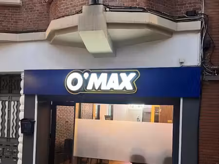 local commercial 50m² horeca anderlecht  2 façades