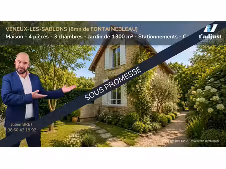 maison ancienne avec grand jardin arboré à veneux-les-sablons