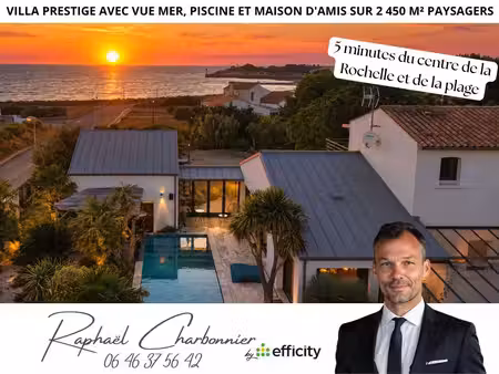 villa avec vue sur mer la rochelle - 4 chambres - 328m²