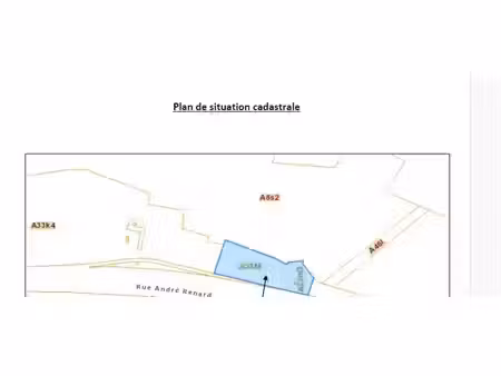 terrain 4000m² à vendre à andenne  rue andré renard 2+