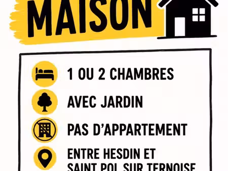 cherche maison a louer