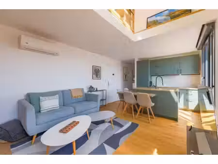 appartement loft en duplex avec vue tour eiffel