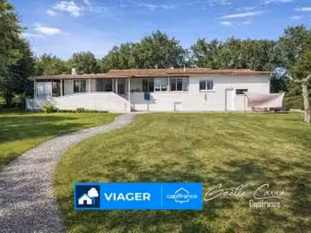 vente maison viager à roumazières-loubert (16270) : à vendre viager / 116m² roumazières-lo