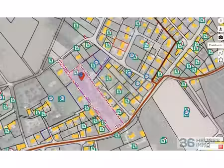 vente terrain à batir à pouldreuzic (29710)  262 000 €