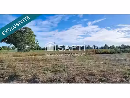 vente terrain à batir 2300 m² à saint-porquier (82700)  96 000 €