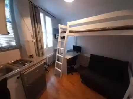location meublée appartement 1 pièce 11 m² à paris 17ème (75017)  790 €