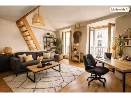 studio avec mezzanine