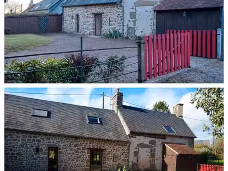 maison de bourg à la campagne – 70 m² – à 5 km de putanges-le-lac