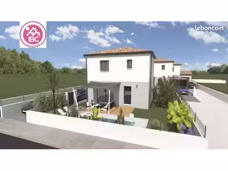 projet de construction d'une maison 80 m² avec terrain de 270m2 à saint-martin-de-crau (13