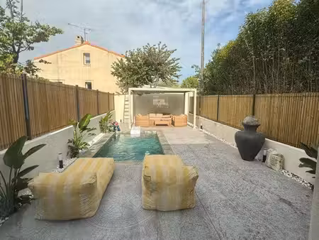 ? maison entièrement rénovée – saint-mitre  aubagne – piscine & climatisation