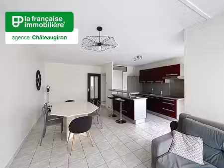 appartement t2 meublé à louer  chateaugiron  47m²