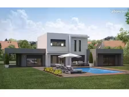 projet de construction d'une maison 130 m² avec terrain à manissieux saint-priest (69)