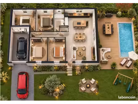 maison 5 pièces 100 m²
