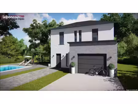 projet de construction d'une maison 90 m² avec terrain à villeneuve (01)