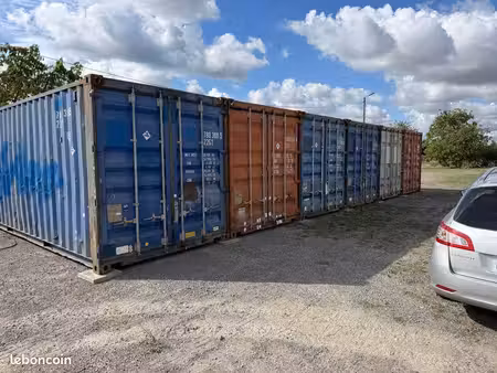 conteneur maritime à louer – box/garage sécurisé à beautor (02800)