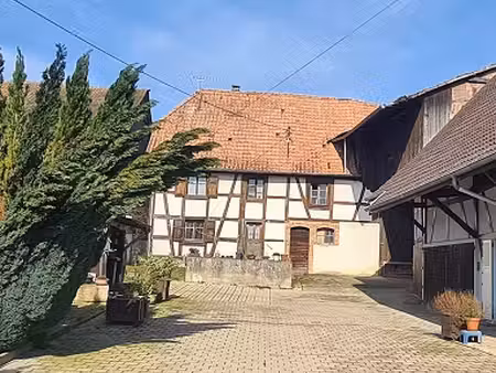 maison et grange - terrain 713 m2