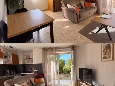 à louer – appartement t2 avec jardin privatif  parking et cave – limoux