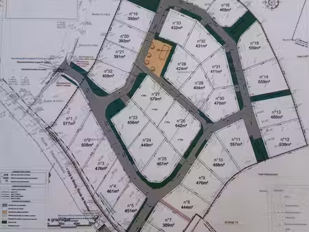 terrain 389 m² le breuil en auge