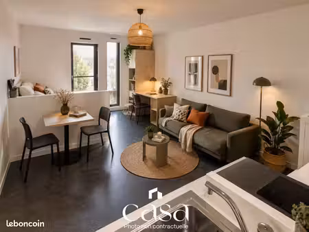 studio 1 pièce 23 m²