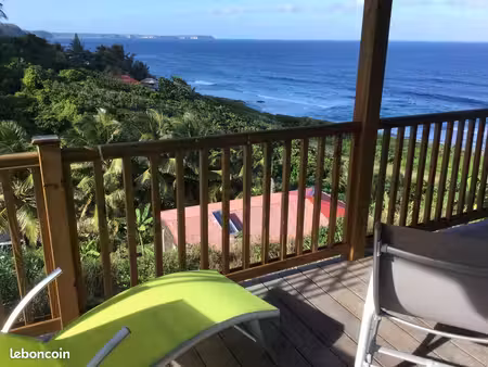 2 pièces meublé accès mer jardin