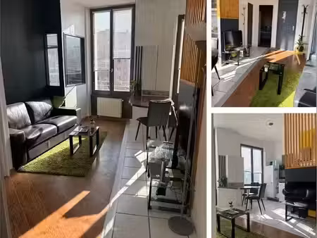 location meublée appartement 3 pièces 43 m² à saint-etienne (42000)  500 €