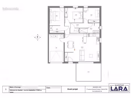 projet de construction d'une maison 85 m² avec terrain à la jarne (17)