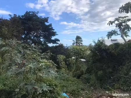terrain 1000m2 piton saint-leu +/- projet