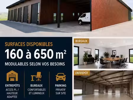entrepôt + bureaux